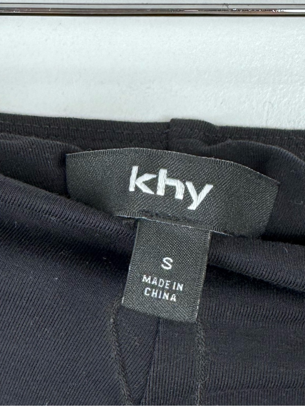 NWT Khy Women Pierced Cinch Pant Black Size Small - Picture 3 of 6